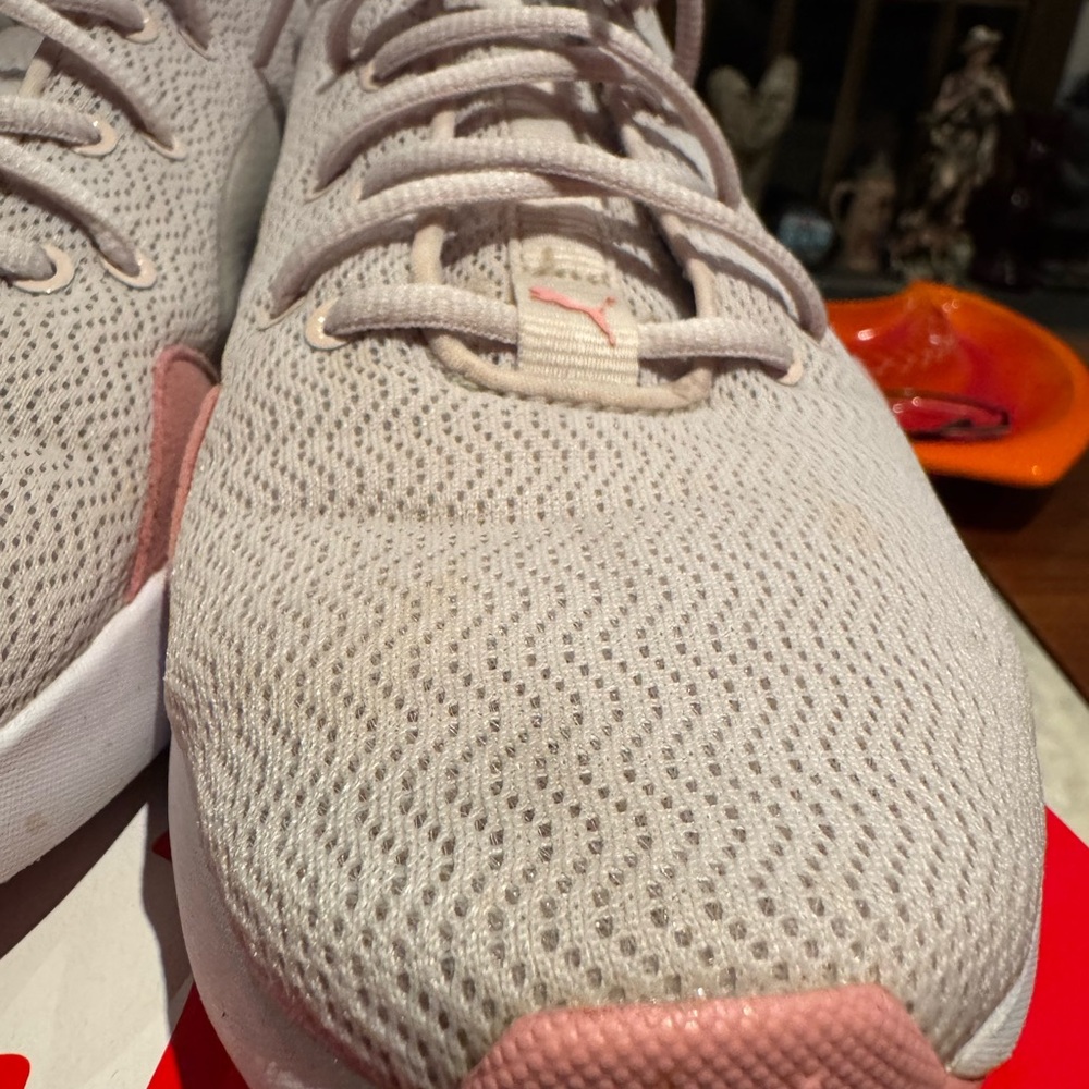 Puma Pink and White Sneakers - Picture 6 of 9